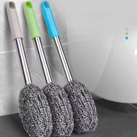 Long handle stainless steel pot brush