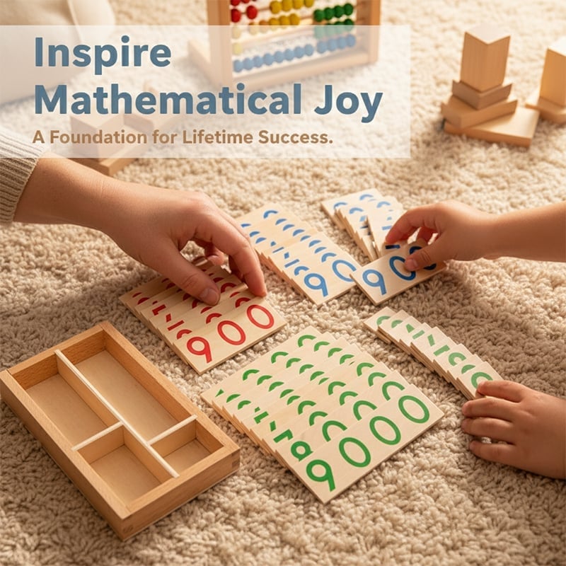 Wooden Math Operations Toy Set