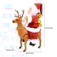 🎅Electric Chimney Climbing Santa Claus Musical Toys🎄