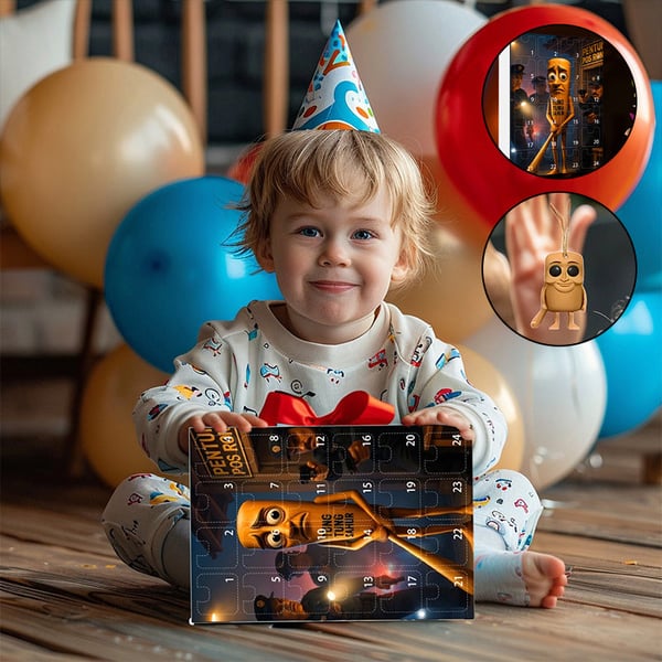 24 Pcs Advent Calendar Acrylic Figures