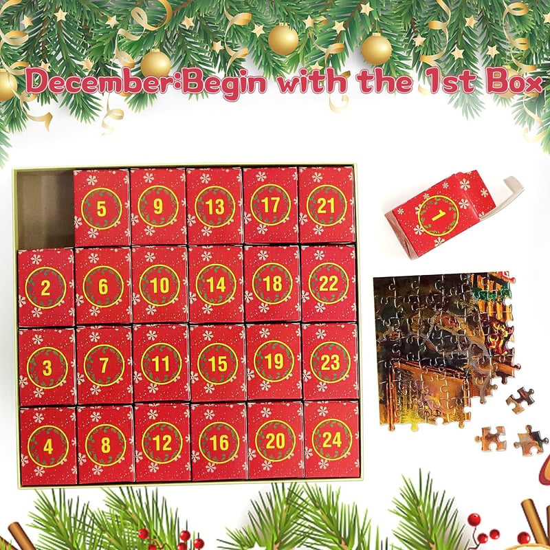 🎅🏽🧩Advent Calendar 2023 Christmas Jigsaw Puzzles