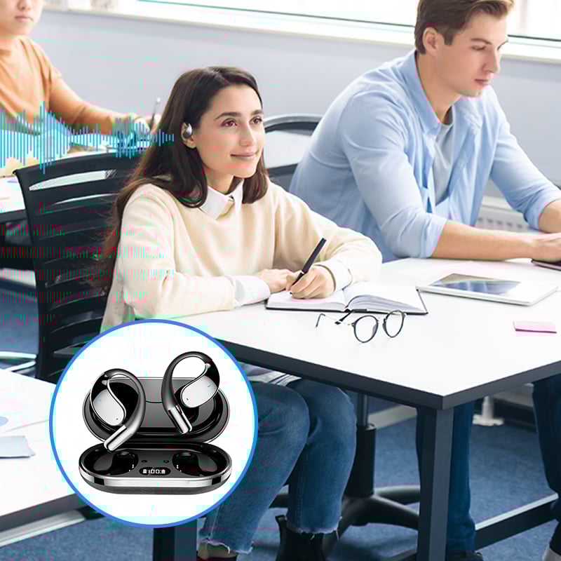 Q39 AI-översättning Clip-On Bluetooth-hörlurar