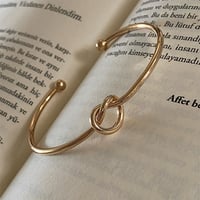 Adjustable Infinity Love Knot Bangle Bracelet
