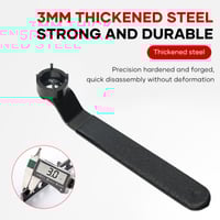 Four-jaw angle grinder wrench