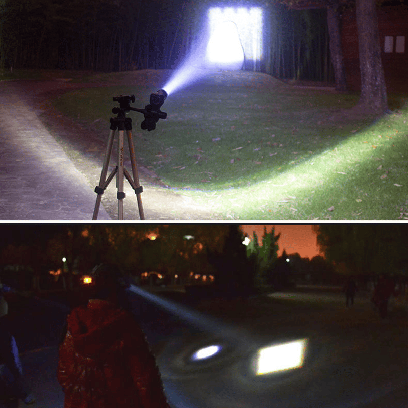 Lommelykt i aluminium USB oppladbar lommelykt