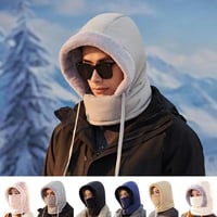 Chapeau à Oreillettes en Peluche pour Hommes et Femmes