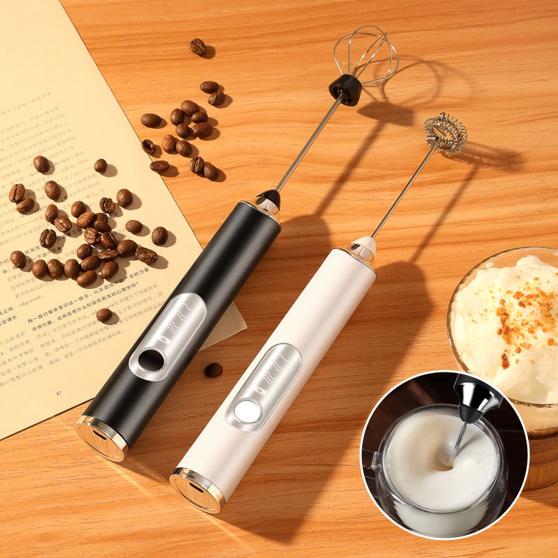 Electric Milk Frother & Egg Beater – 304 Stainless Steel