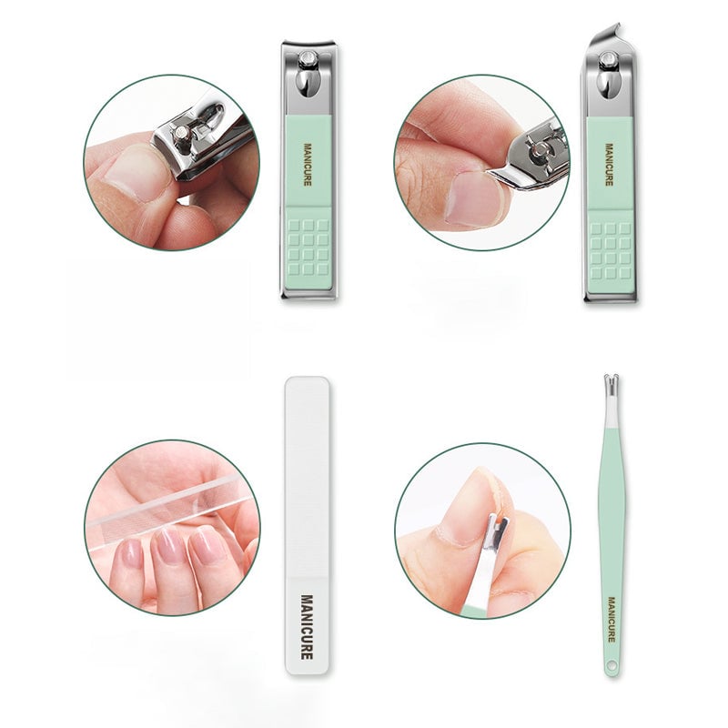 Nagelknipper draagbare set (12/16st)