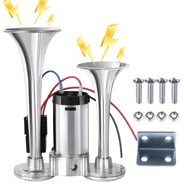 600DB Dual-Tone Metal Car Horn