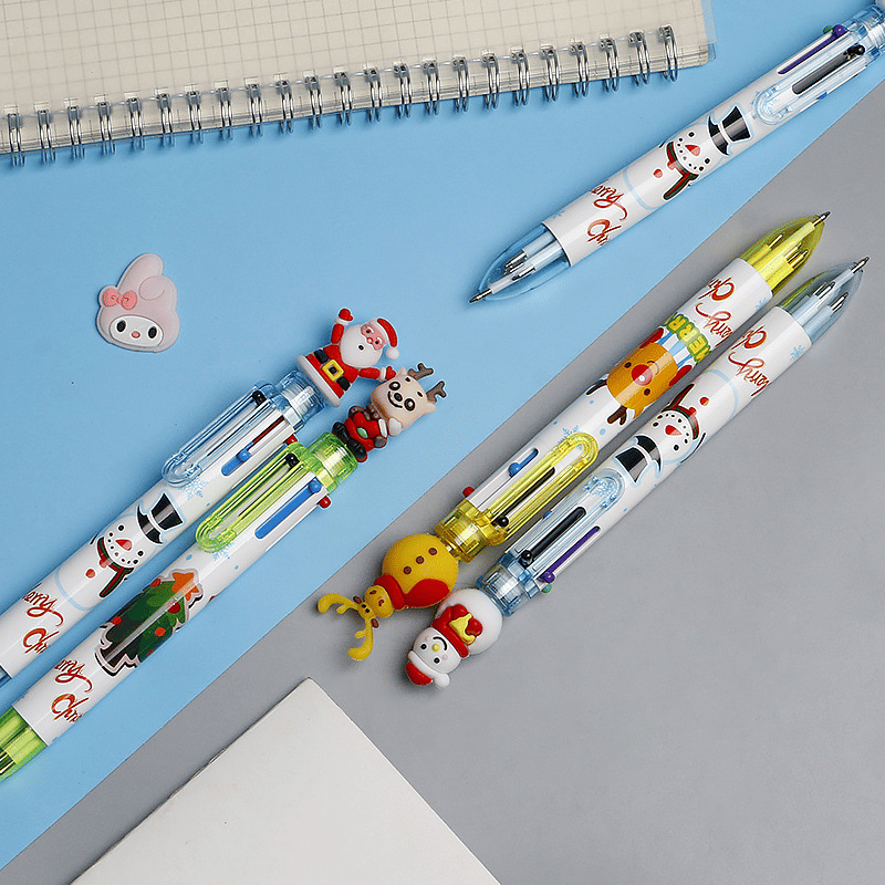 Christmas Cartoon Multi-color Creative Ballpoint Pen