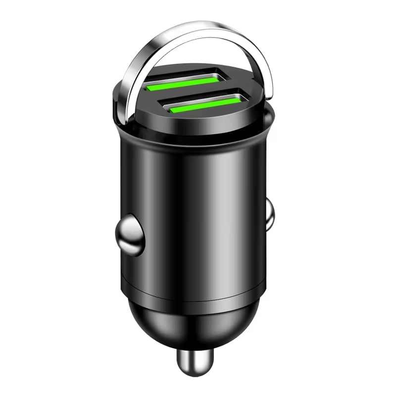 Metal Pull-Ring Invisible Fast Car Charger