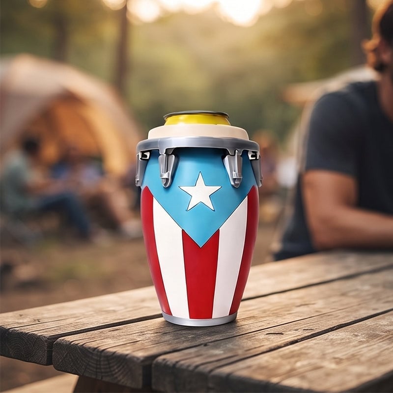 Conga-Style Can Holder