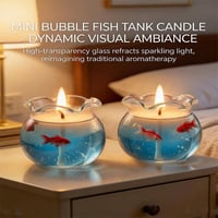 Mini Bubble Fish Tank Scented Candle