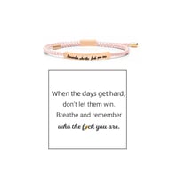 Braided Adjustable Inspire Bracelet