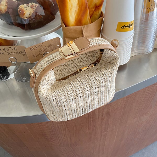 Casual Straw Woven Handbag for Women