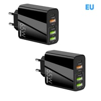 Multiport-Adapter 65W Schnellladegerät-EU-Standard