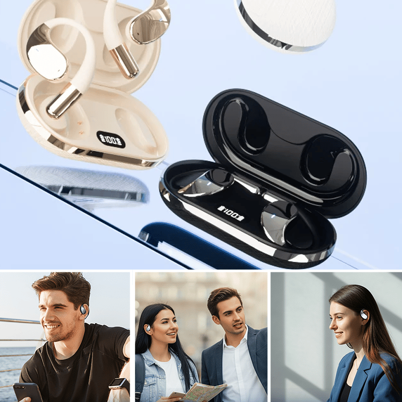 Q39 AI Translation Clip-On Bluetooth Earphones