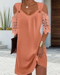 Elegant printed patterned dress