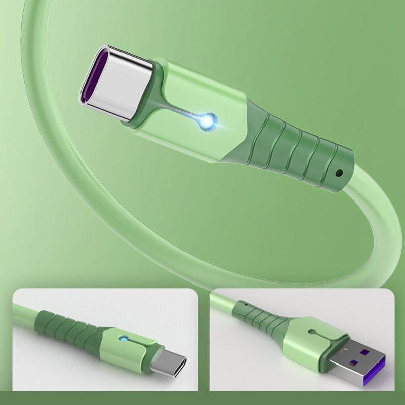 Silikon hurtigladekabel