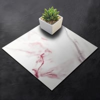 Marmor-Vinyl-Bodenfliesen zum Selbstkleben
