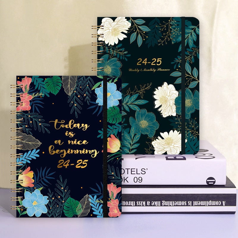 2025 Flower Weekly and Monthly Planner