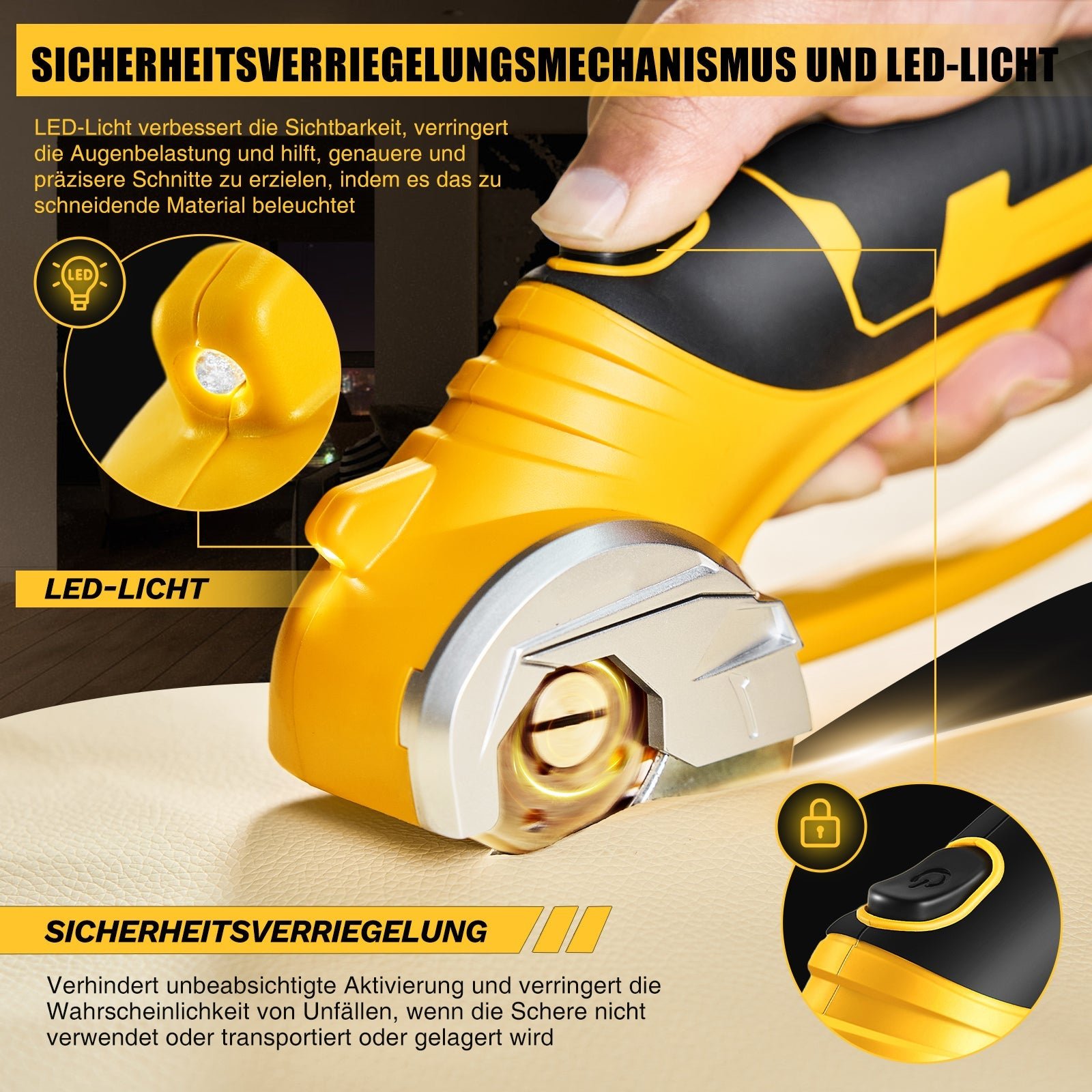 Kabellose elektrische Schere