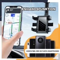 Roterbar och infällbar biltelefonhållare
