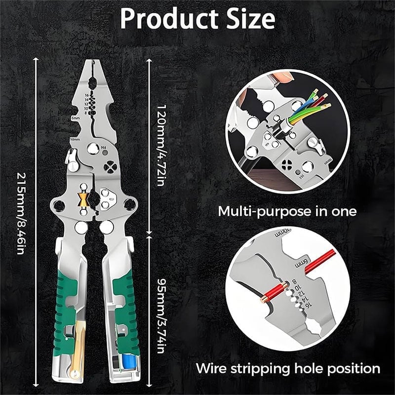 Sakerplus Multi-function Electrician's Pliers Set