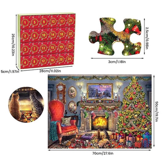 Adventskalender 2024 Julepuslespill
