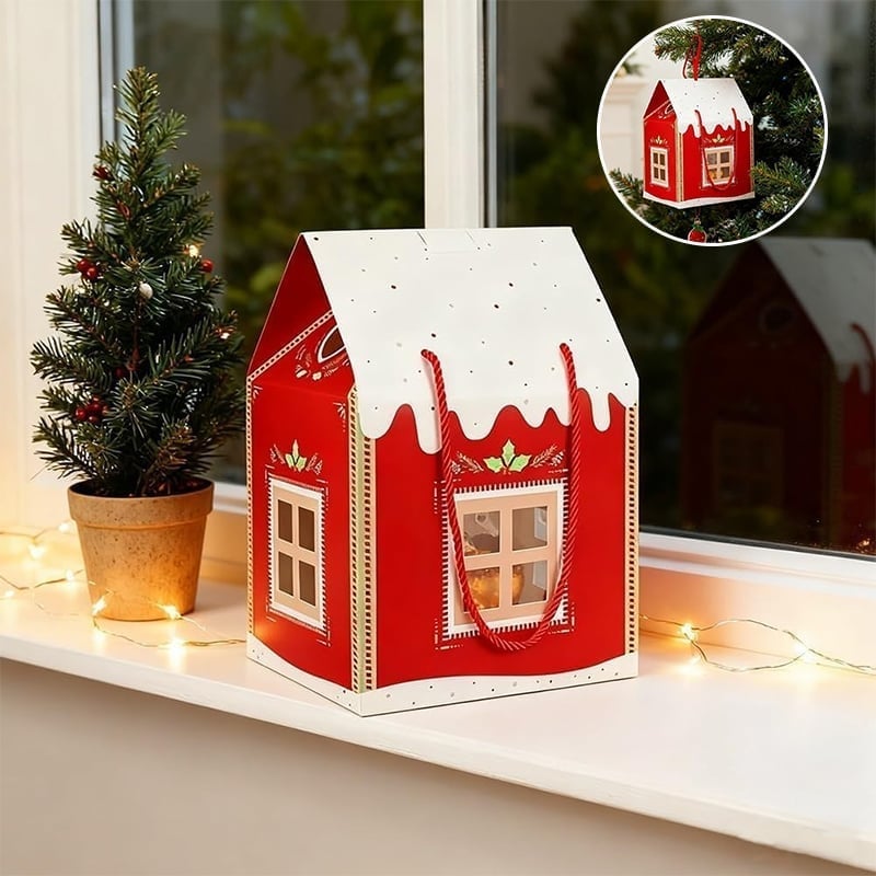 Weihnachtswunderland-Cottage-Geschenkbox