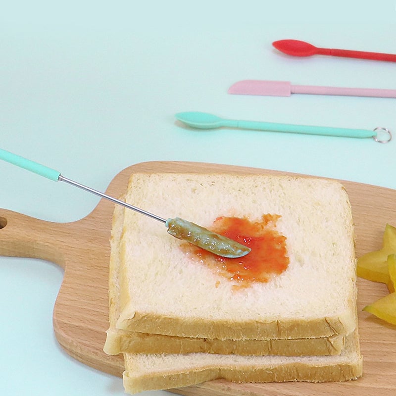 Mini spatola telescopica in silicone