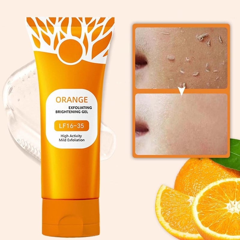 Apelsin-enzym peelinggel – Ansiktsrengörande peeling