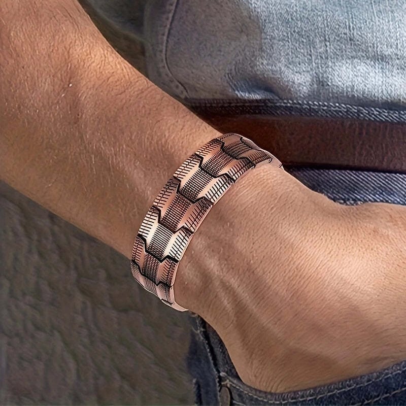 【sale】Ultrastarkt magnetiskt koppararmband