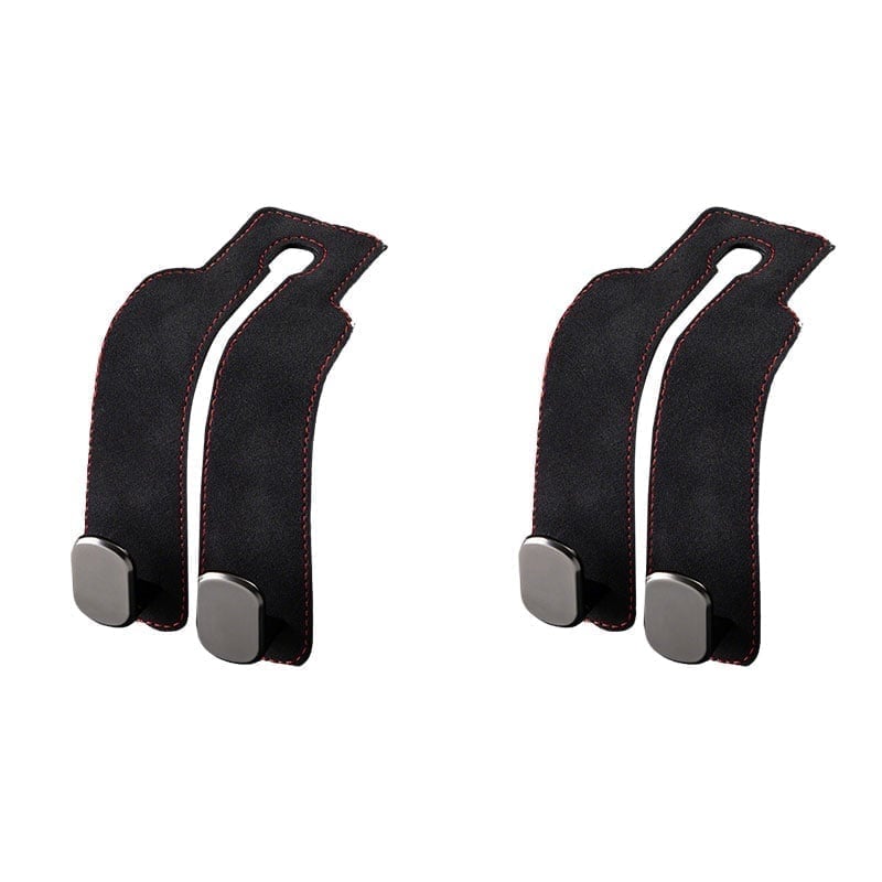 Suede Leather Car Seat Hook