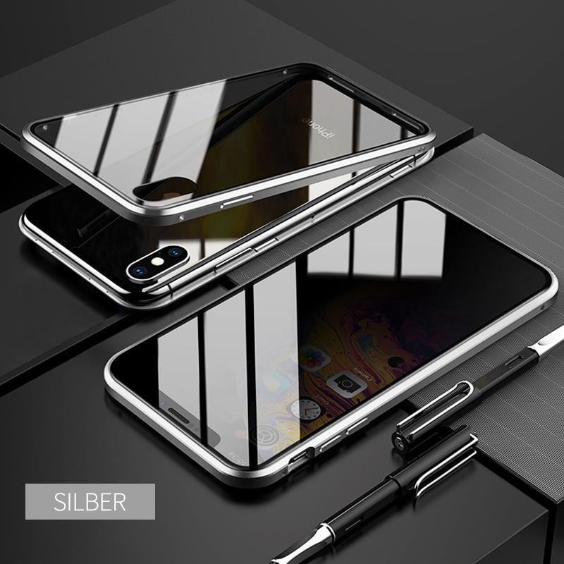 Blickschutz Handyhülle für iPhones (Doppelseite)
