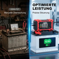 Intelligentes 12V 6A Batterieladegerät für Auto & Motorrad