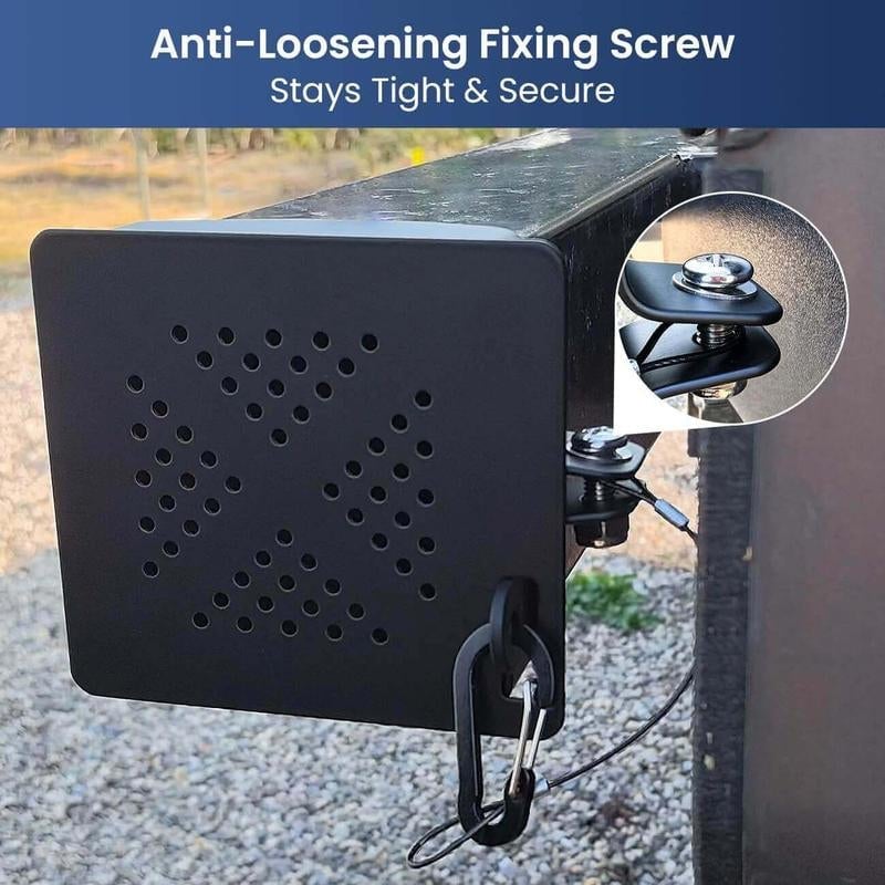 Sakerplus Aluminum RV Bumper End Cap Set