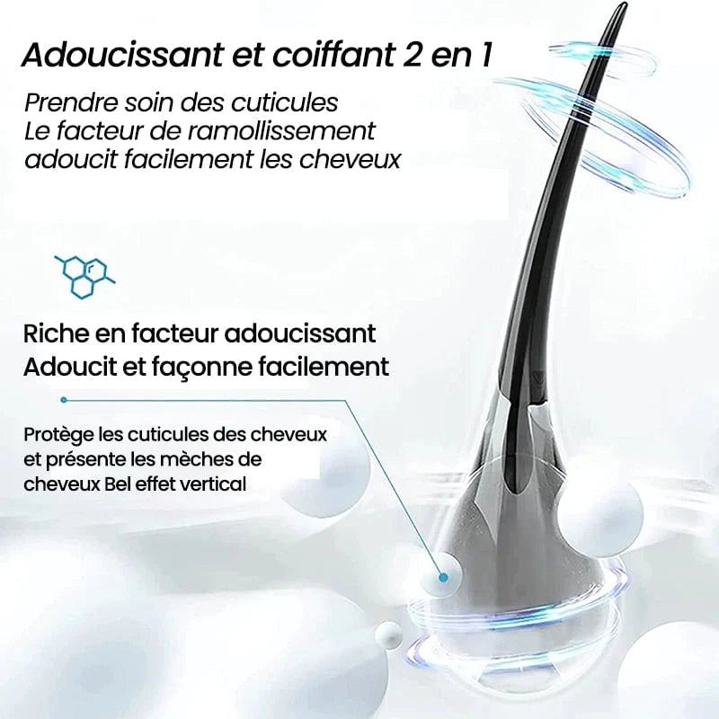 Crème lissante cheveux soyeux et brillants