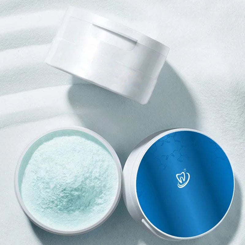 Door tandartsen goedgekeurd poeder voor het bleken van tanden