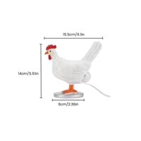 Kreativ Kylling Harpiks Bordlampe
