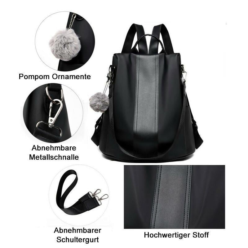 Antidiebstahle Doppelschultertasche