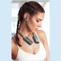 Bluetooth headset med digital display og nakkebøjle