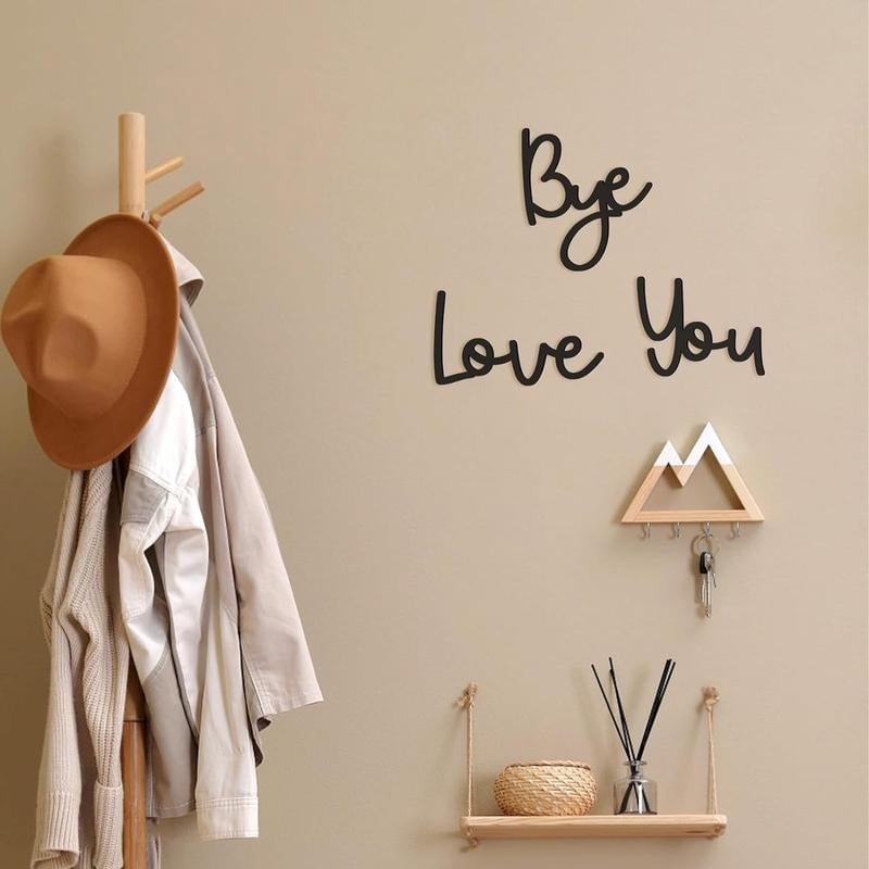 Creative wooden art letters atmosphere decoration