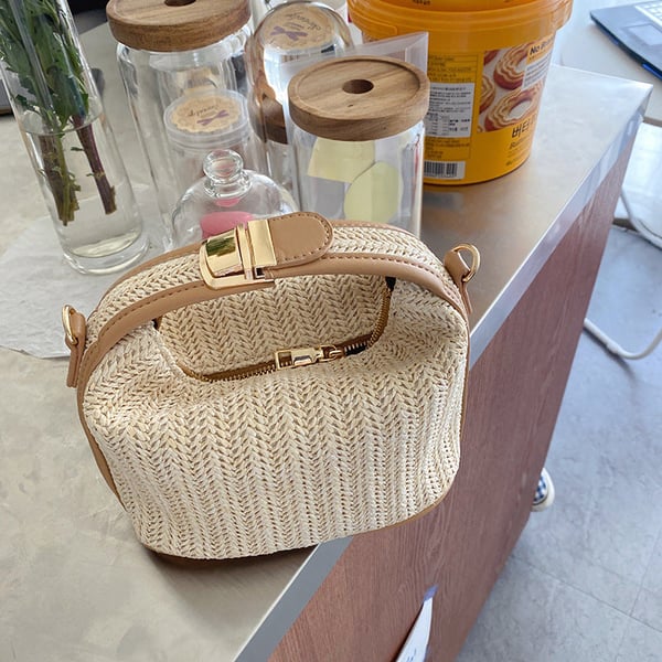 Casual Straw Woven Handbag for Women