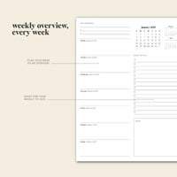 2025 Minimalist Planner