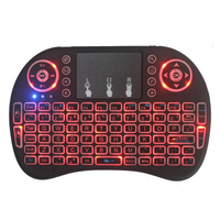 i8 Mini Wireless Tri-Color Backlit Running Keyboard