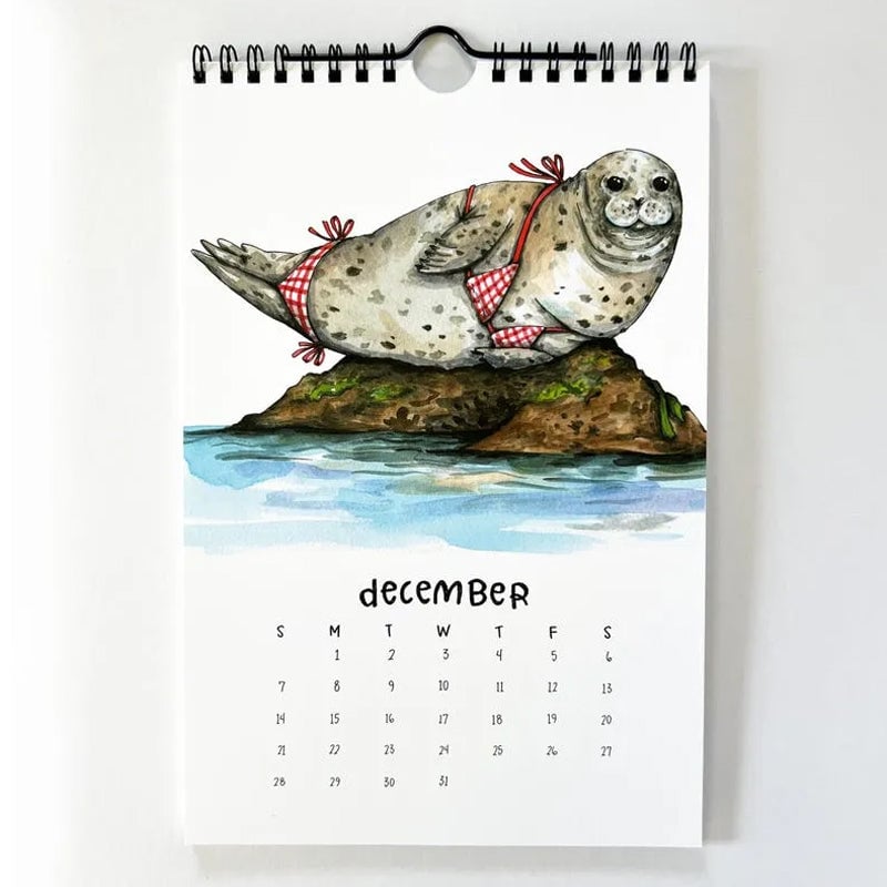 2025 Swimsuit Calendar: Animals in Swimwear