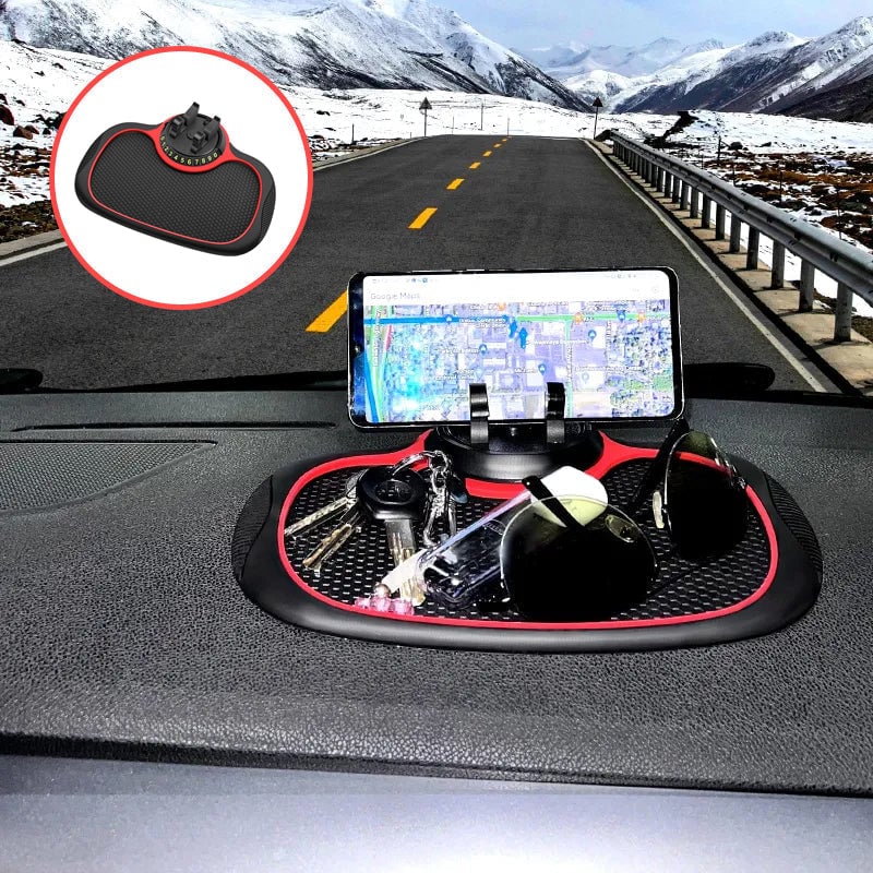 🚗Support de téléphone automatique de tapis antidérapant de voiture multifonction🚗