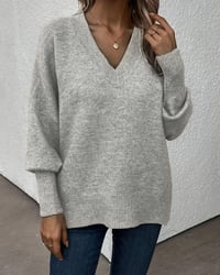 Tröja Lyktsärm V-Ringning