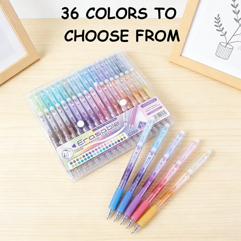 Colorful Quick-Dry Erasable Gel Pens